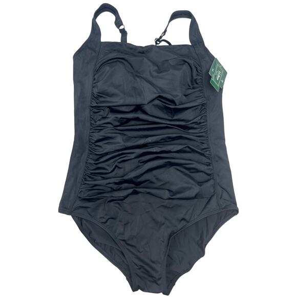L.L. Bean Size 14 Regular NWT Women's BeanSport Swimwear One piece Swimsuit - Picture 1 of 5
